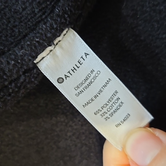 Athleta Women Cozy Karma Wrap oversized Open Toe Cardigan sweater sz M - Picture 5 of 9